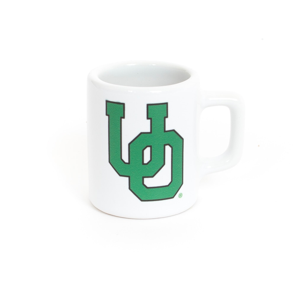 Interlocking UO, Neil, White, Shots & Pints, Ceramic, Home & Auto, 2 ounce, 960328